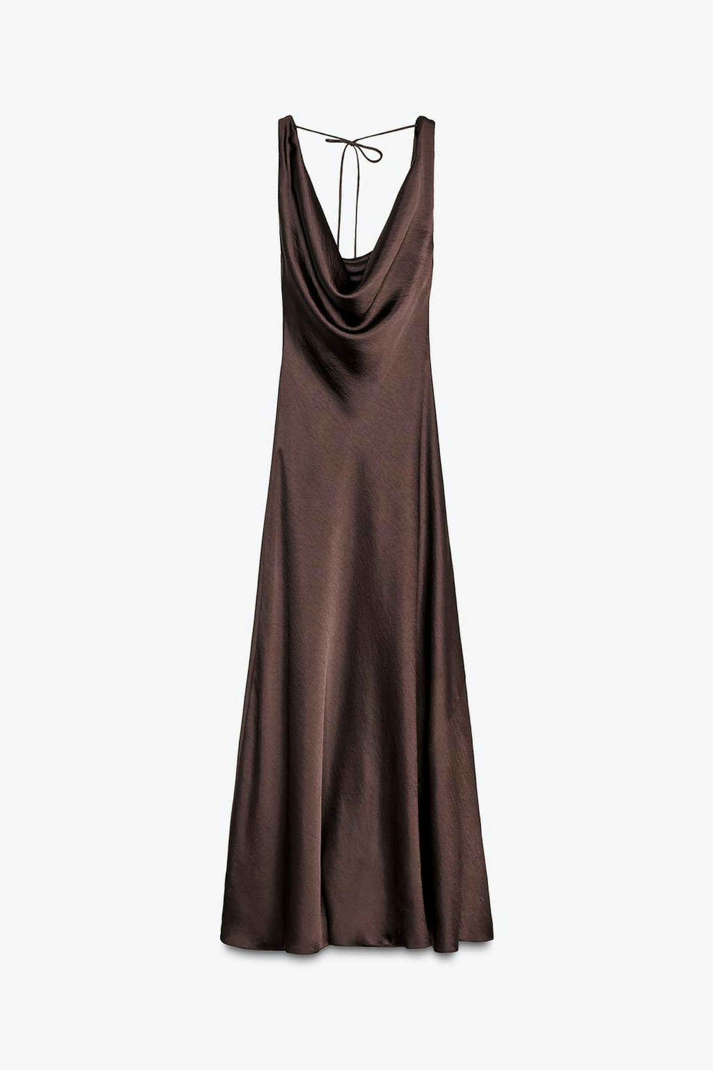 Zara, Collection Long Satin Dress