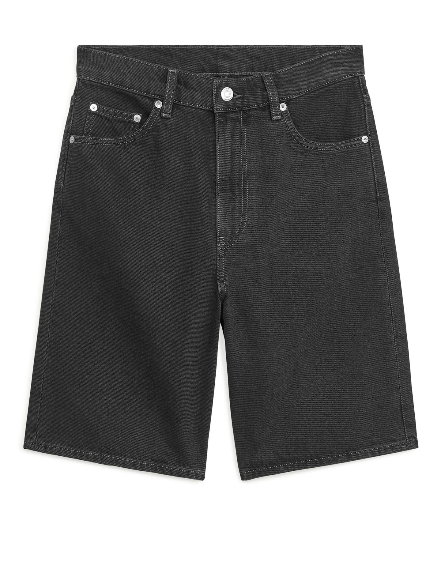 Magic Shaping Denim Knee Length Shorts, M&S Collection