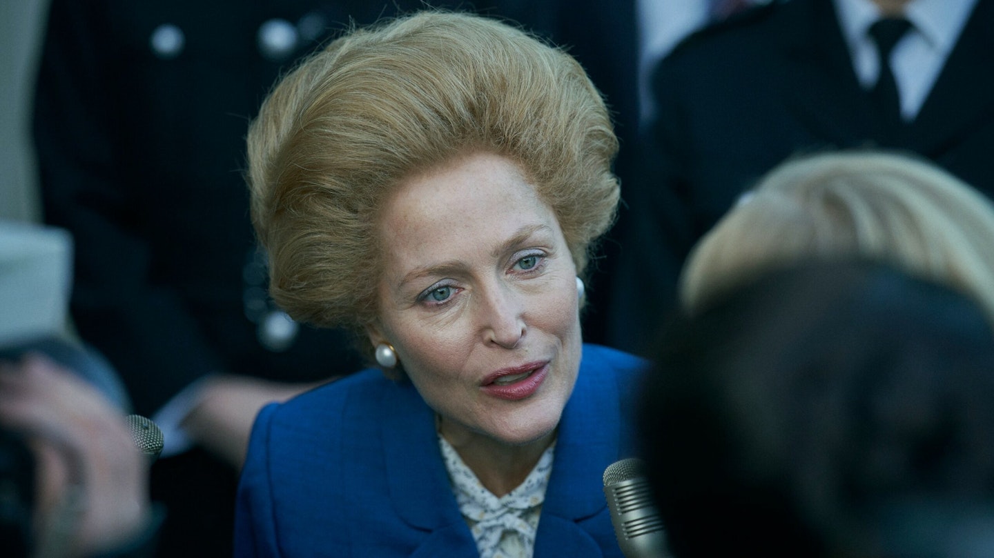 Gillian Anderson as Margaret Thatcher