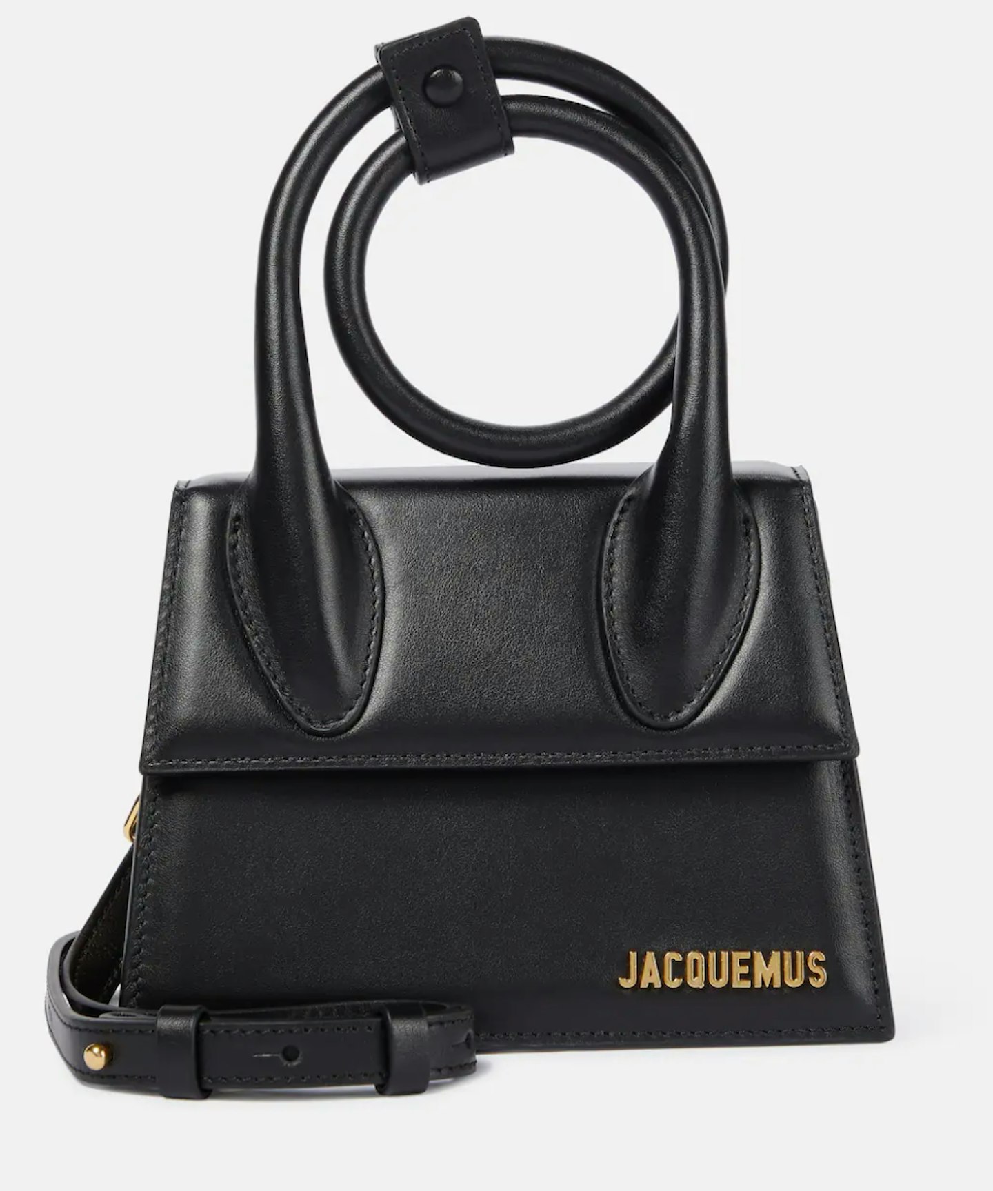 JACQUEMUS Le Chiquito Noeud Leather Tote