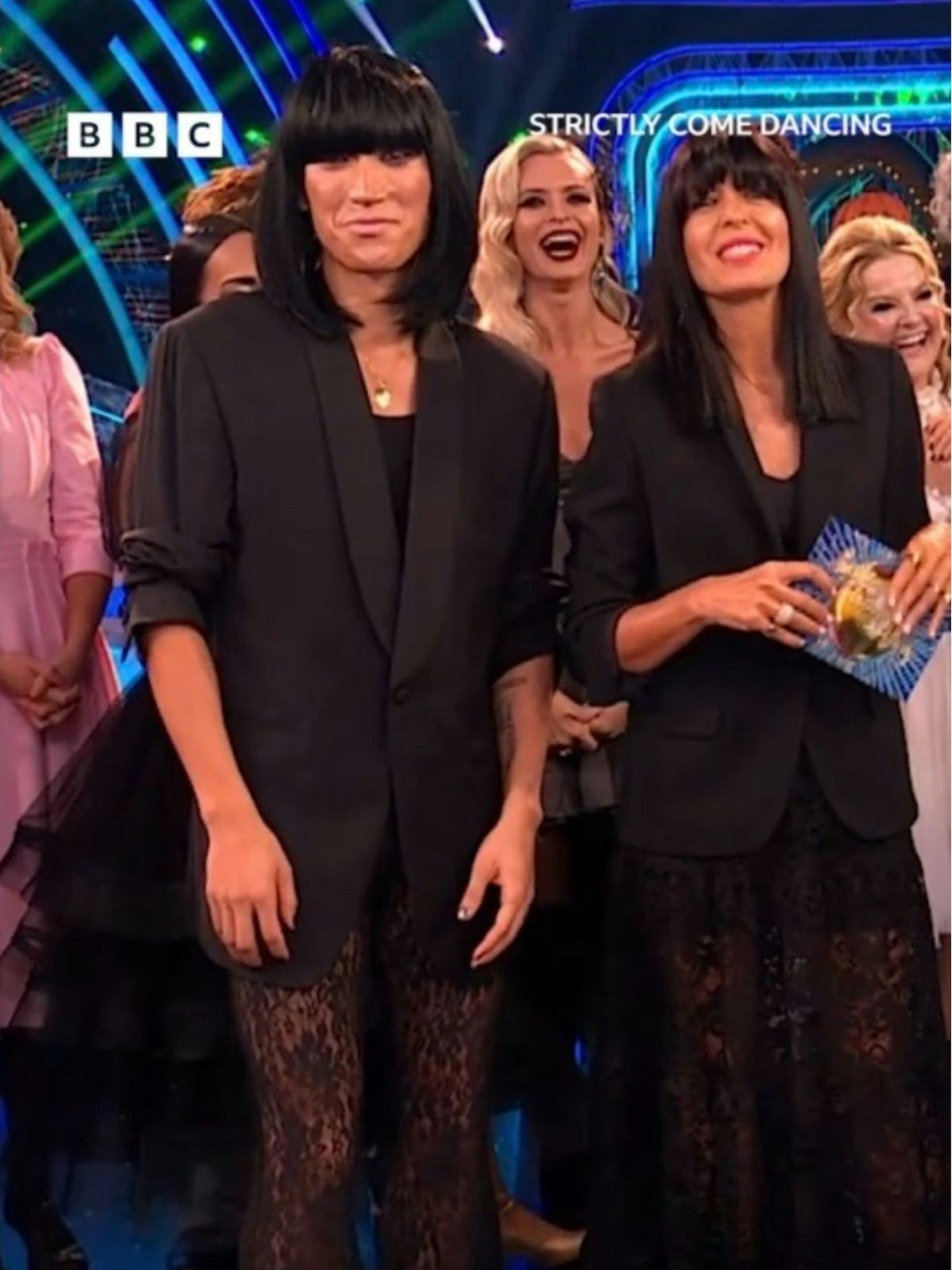 Claudia Winkleman Strictly Oufits