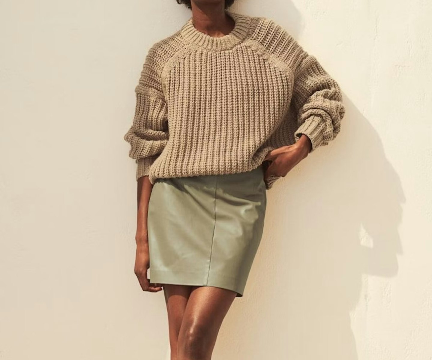 H&M Faux Leather Mini