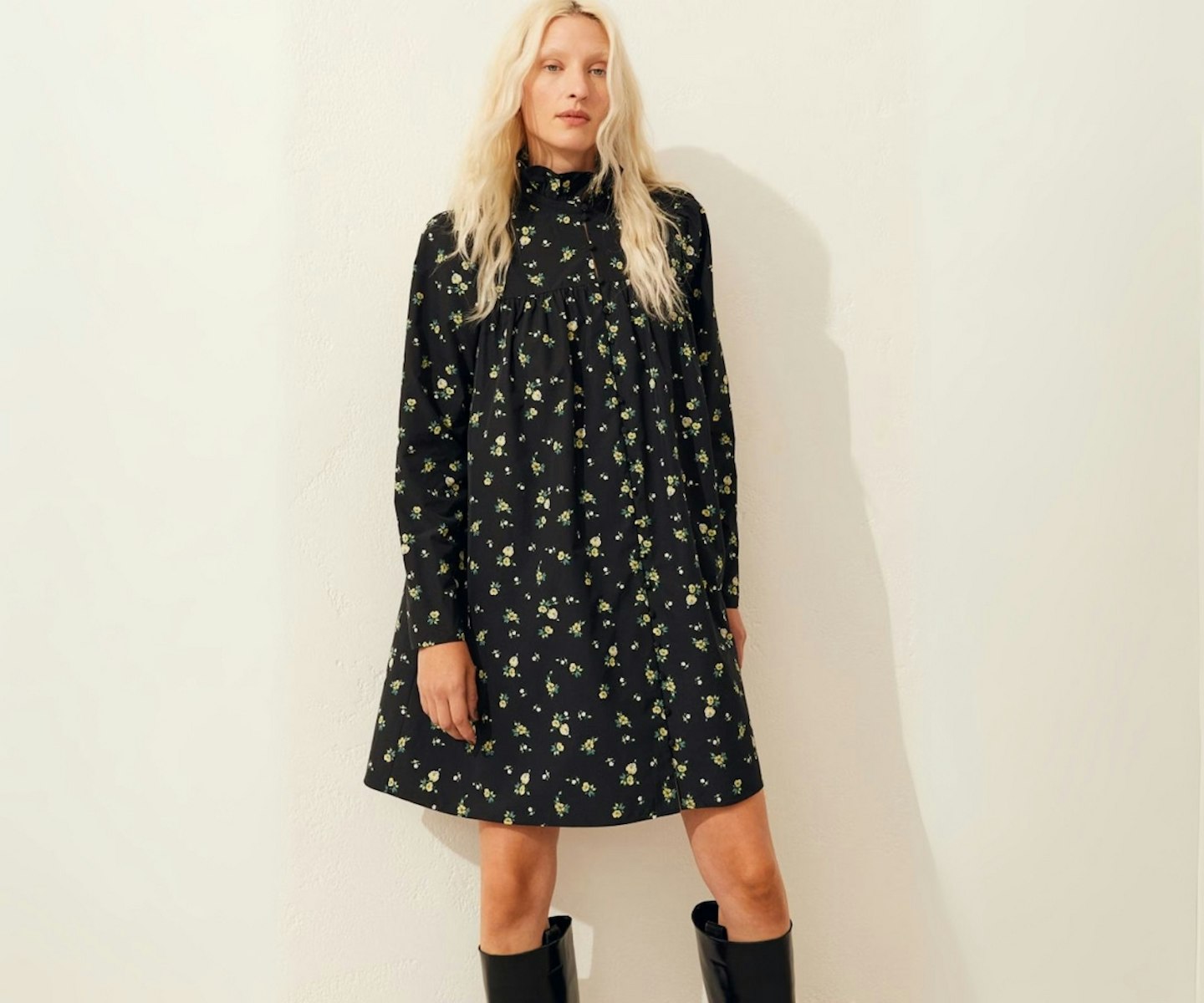 H&M Frill Collar Dress