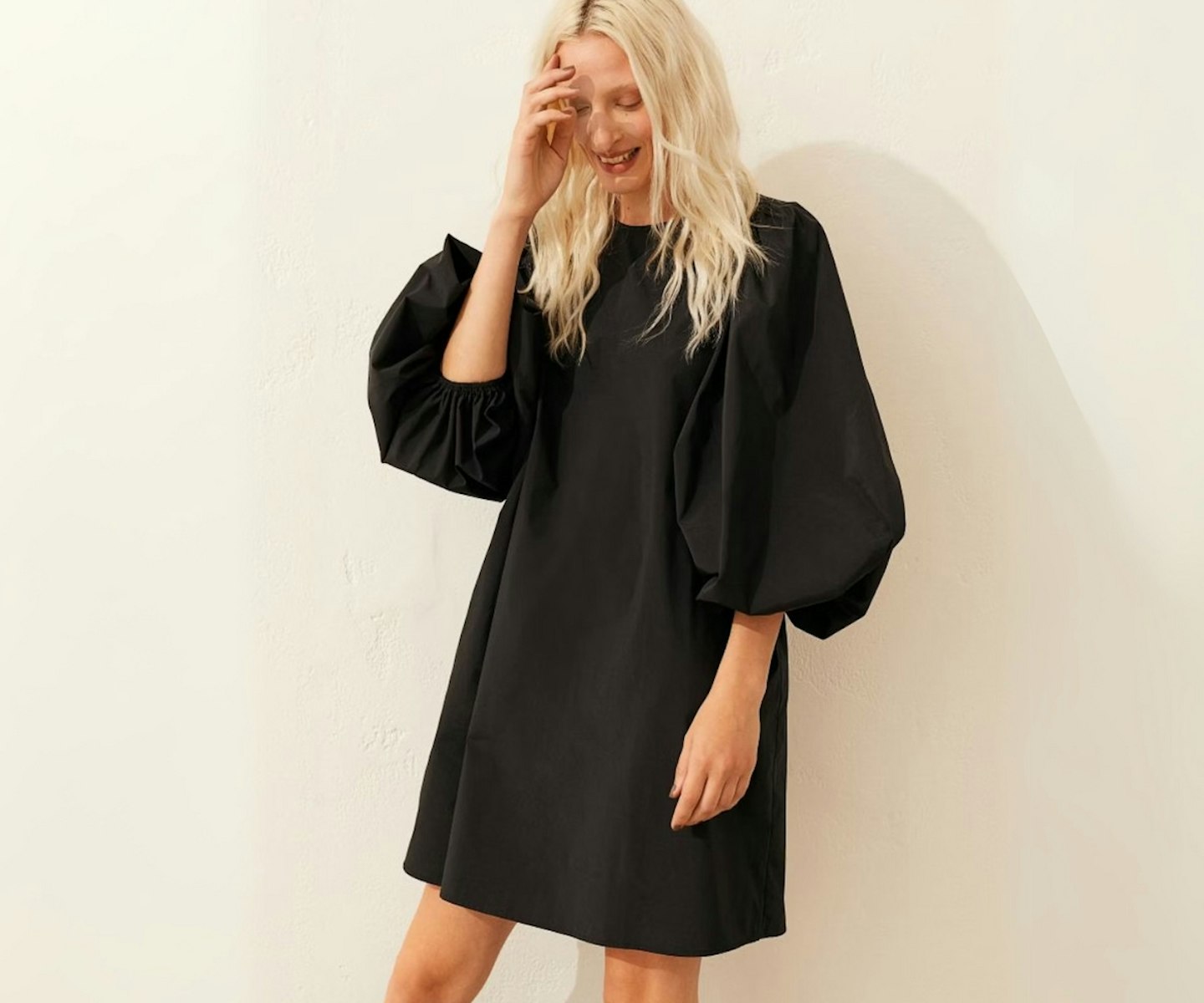 H&M Puff Sleeved Dress