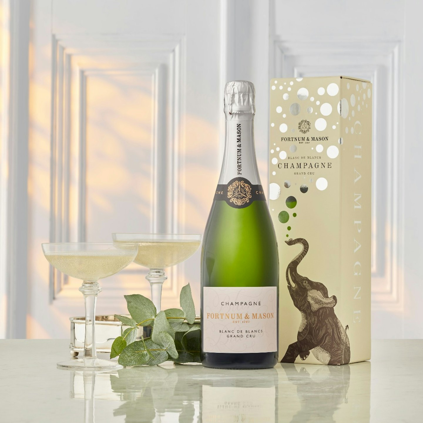 Fortnum & Mason, Blanc de Blancs Champagne Gift Box 