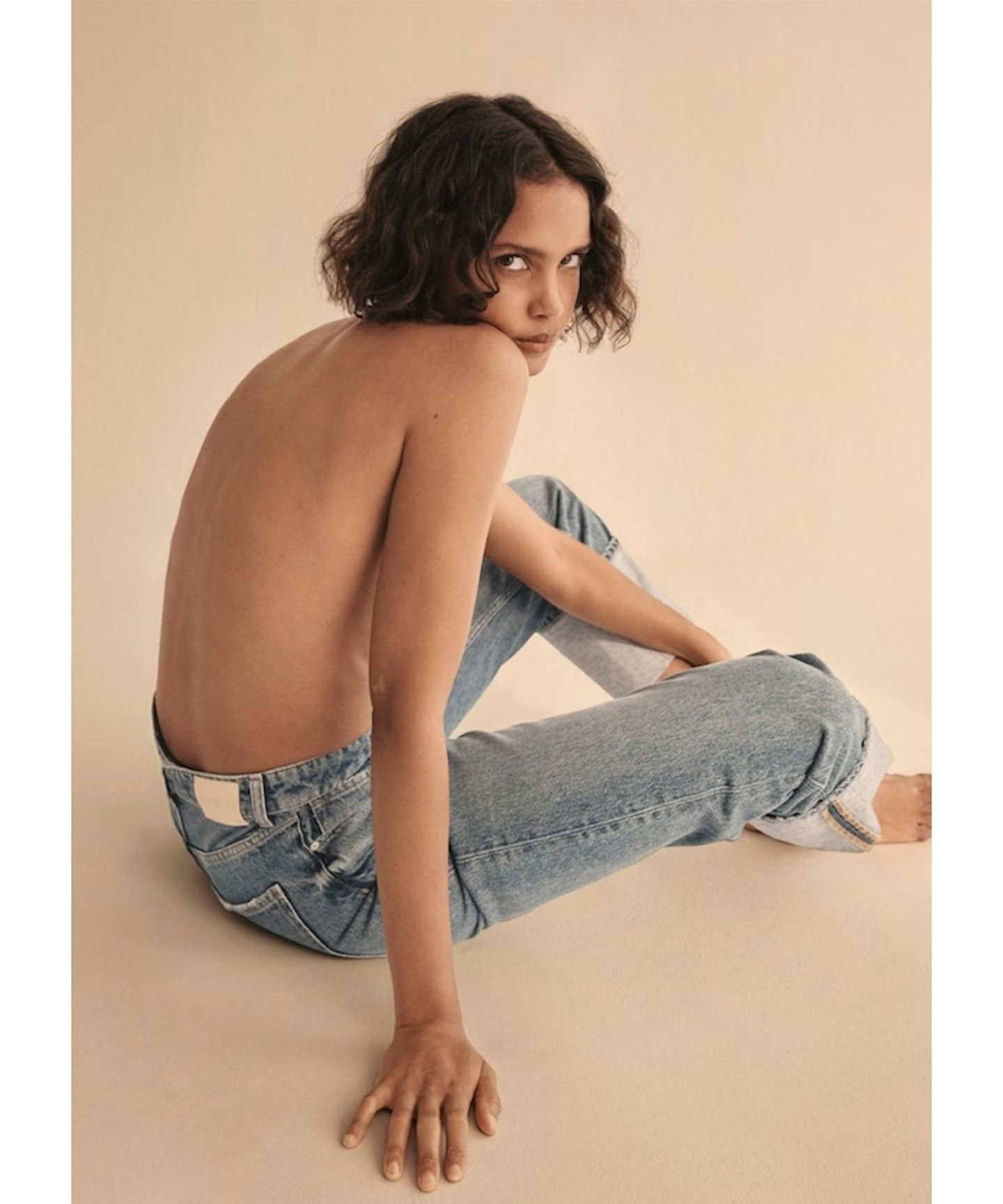 Mango, Ankle-Length Straight-Fit Jeans