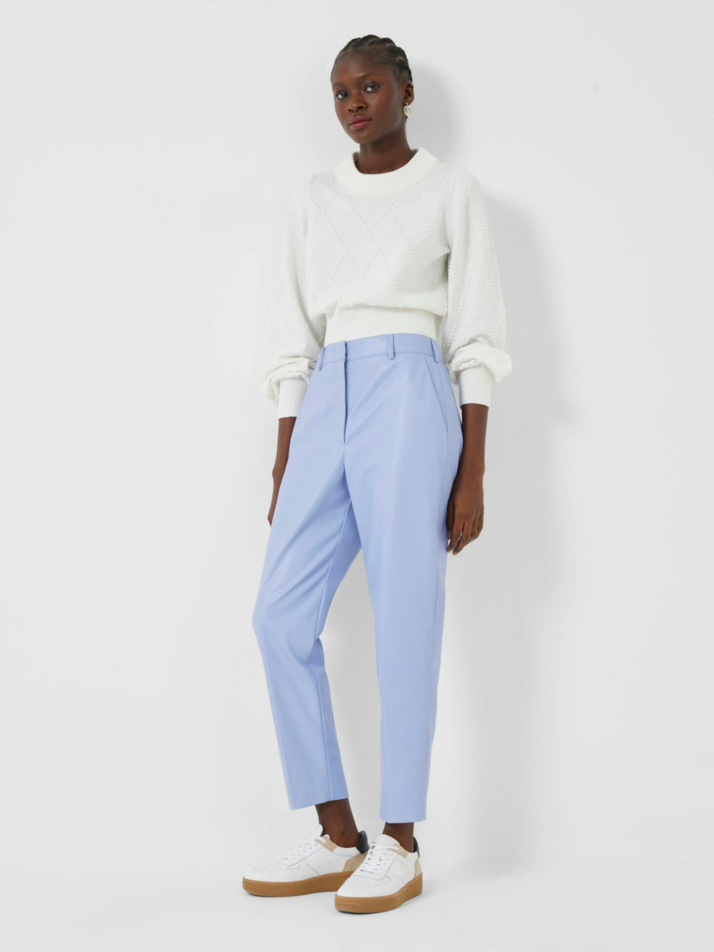 French Connection, Crolenda PU Tapered Trousers