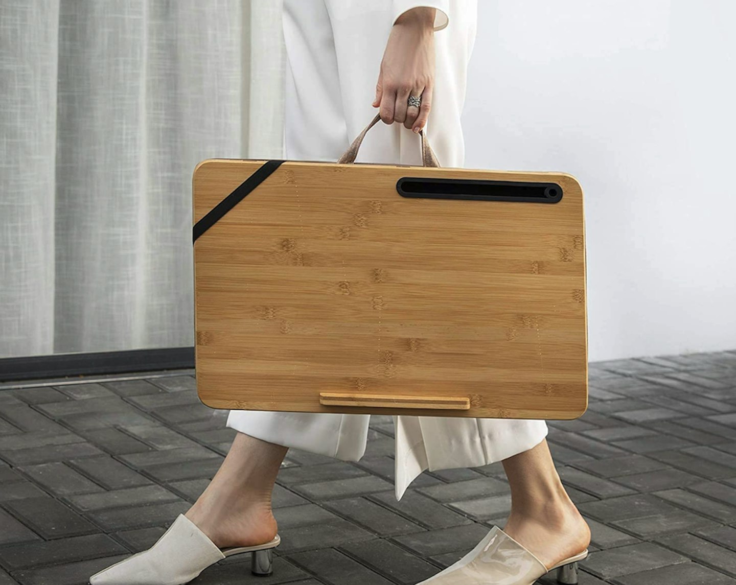 Portable Bamboo Lap Desk Tray