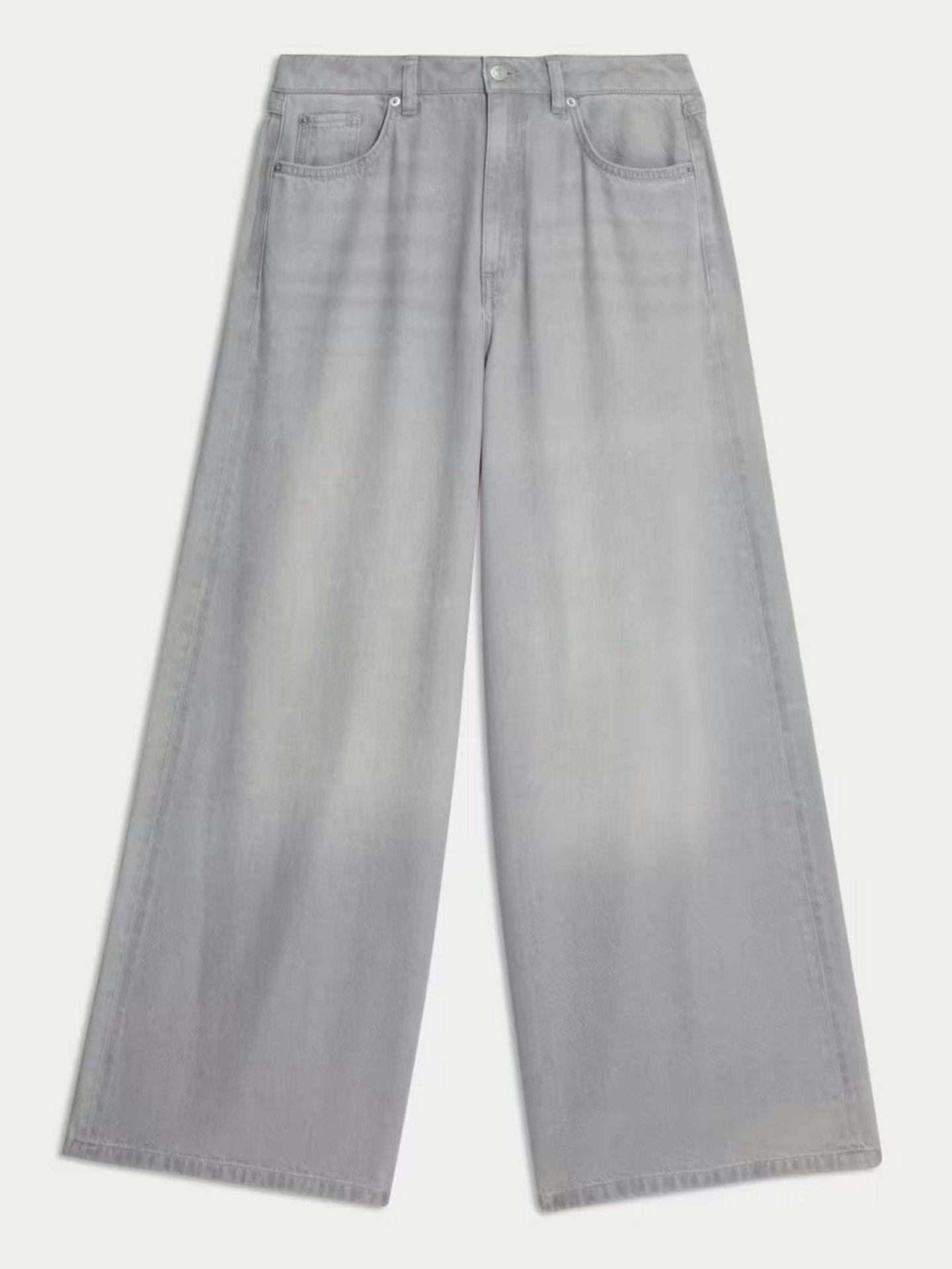 Lyocell Blend Wide Palazzo Leg Jeans