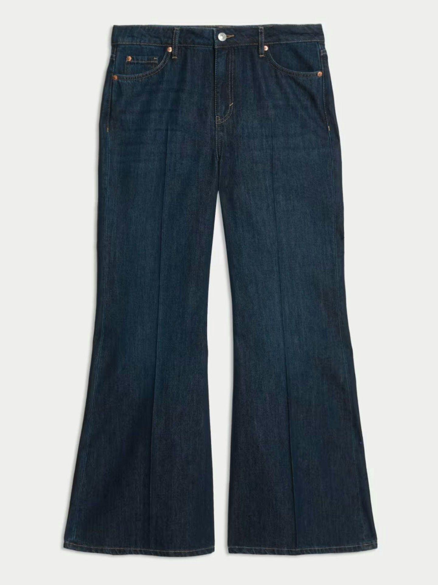 Mid Rise Flared Jeans