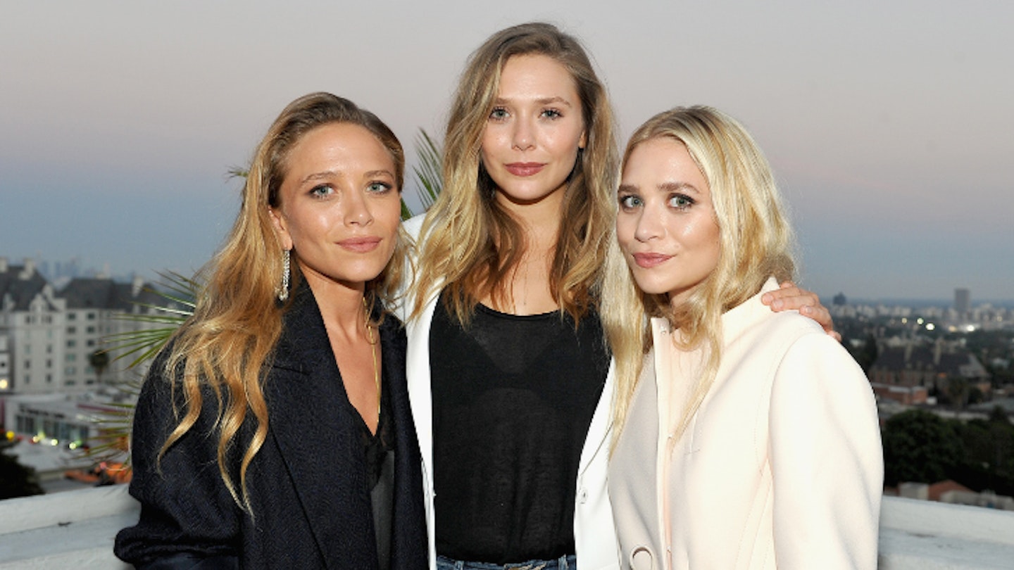 Elizabeth Olsen with sisters Mark-Kate and Ashley
