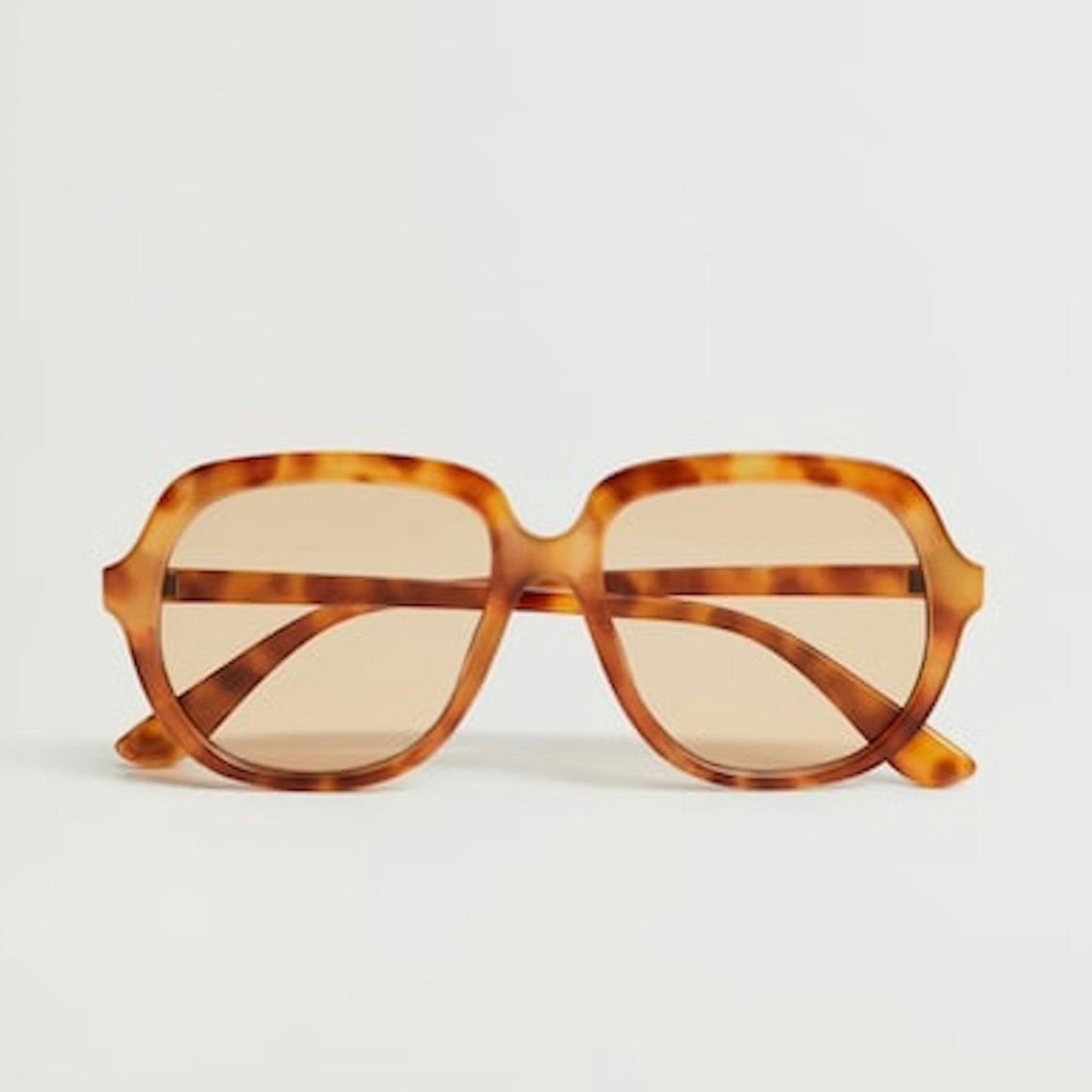 Mango, Tortoiseshell Oversized Sunglasses