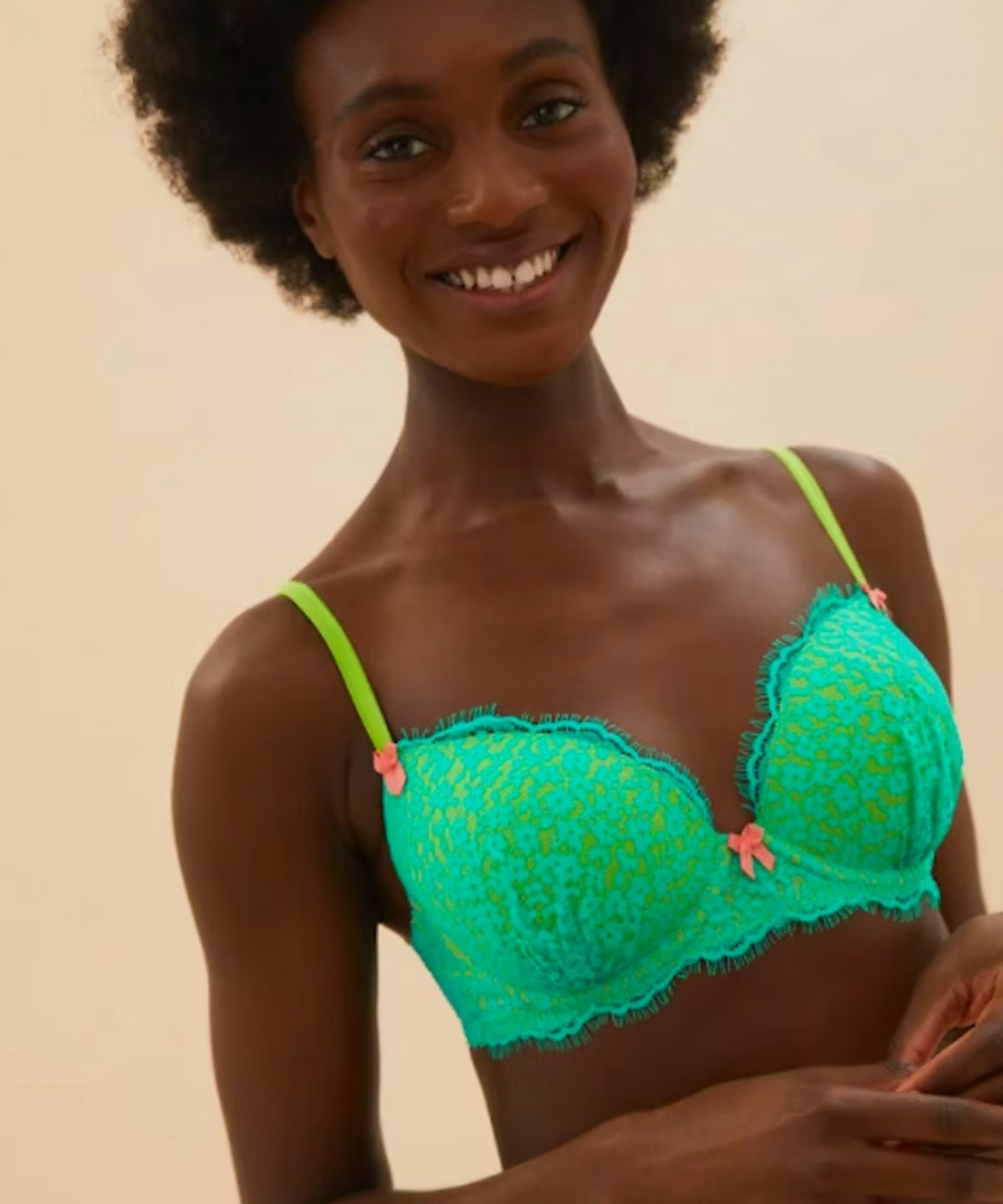 Boutique x Damaris, Ditsy Floral Padded Balcony Bra