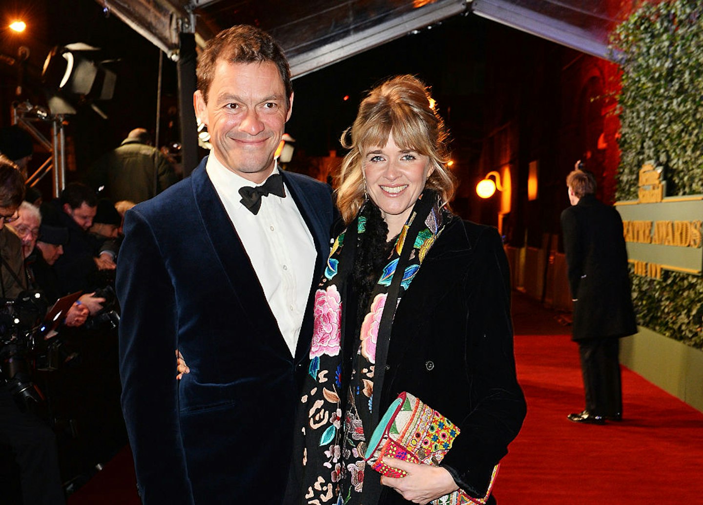 Dominic West and wife Catherine FitzGerald