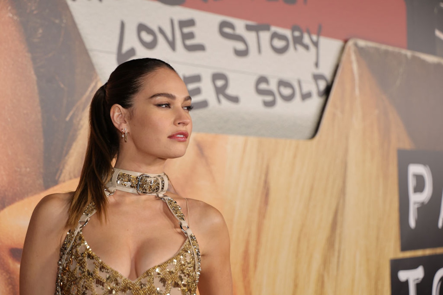 Lily James attends the Los Angeles finale premiere for Hulu's Pam & Tommy