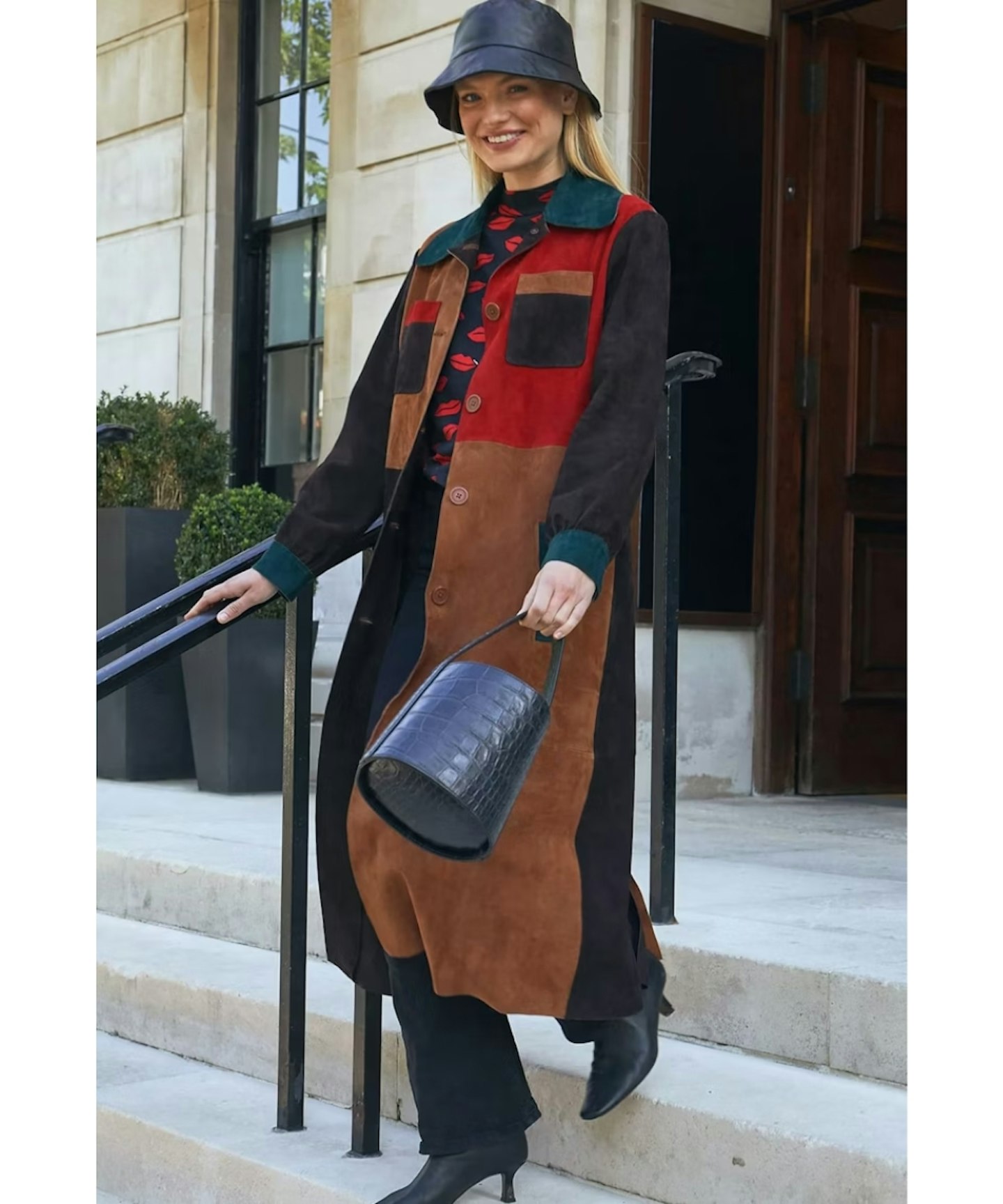 Rixo, Milly Patchwork Coat