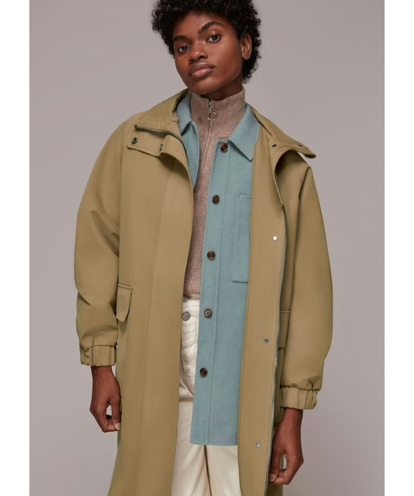 Whistles, Thea Water-Resistant Coat