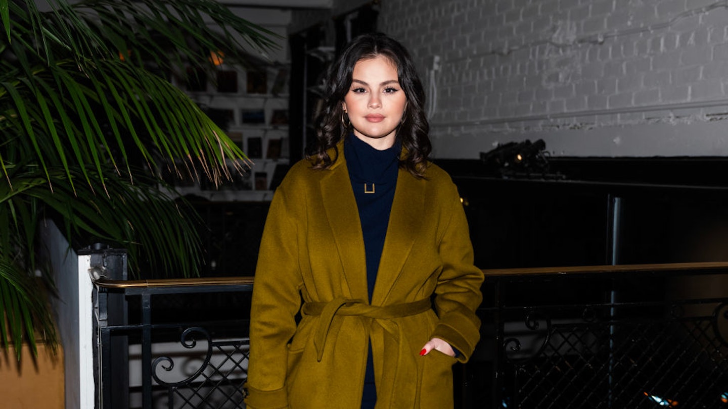 Selena Gomez Sezane coat