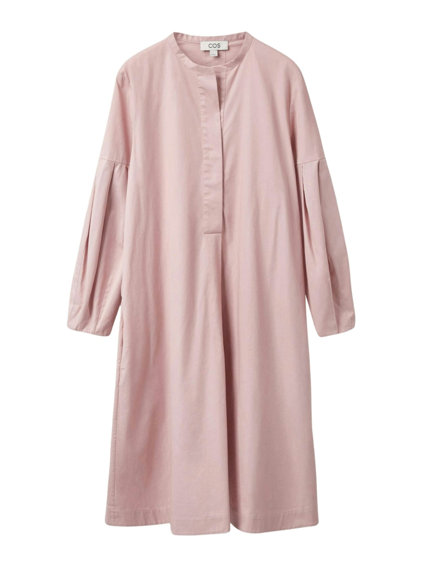 Pleated Shirt Dress