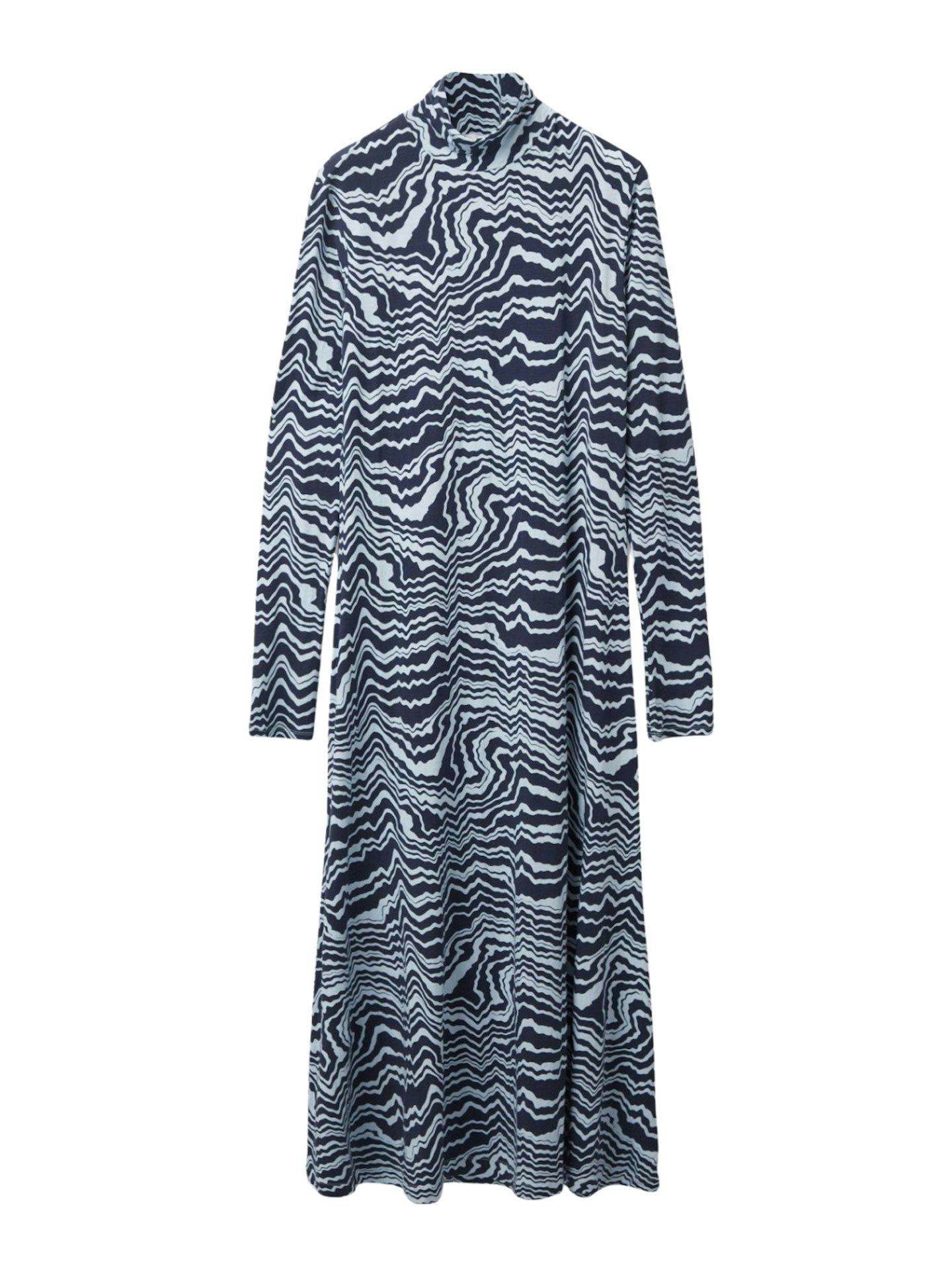 Roll-Neck Maxi Dress