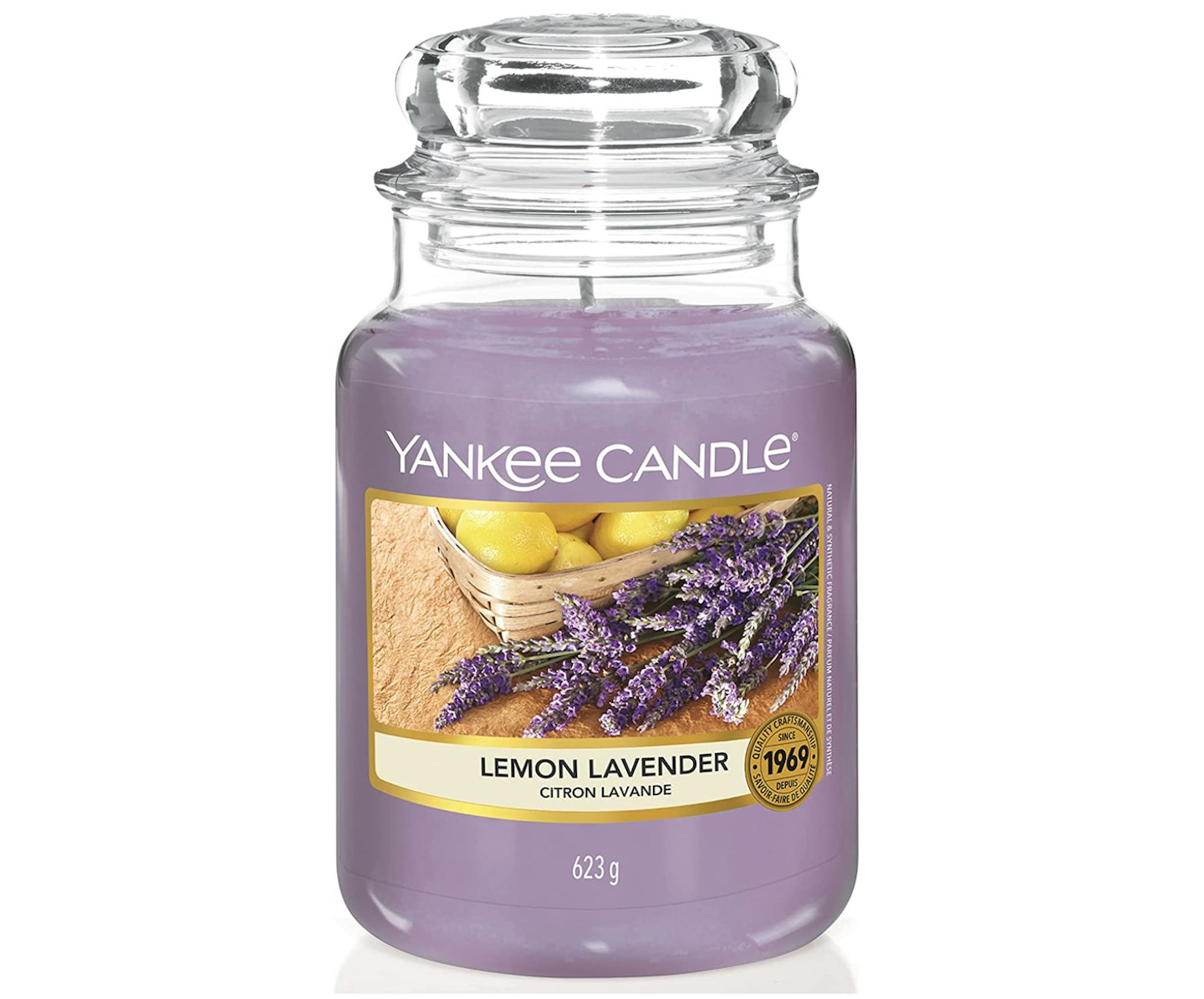 Yankee Candle Scented Candle Lemon Lavender Large Jar Candle