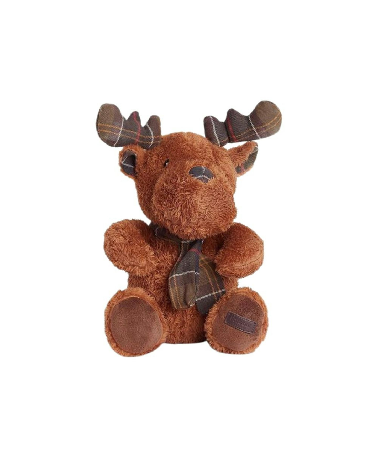 Barbour, Tartan Squeaky Reindeer Dog Toy