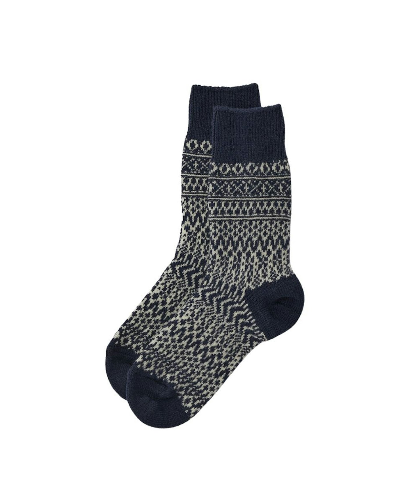 Toast, Nishiguchi Kutsushita Wool Jacquard Socks