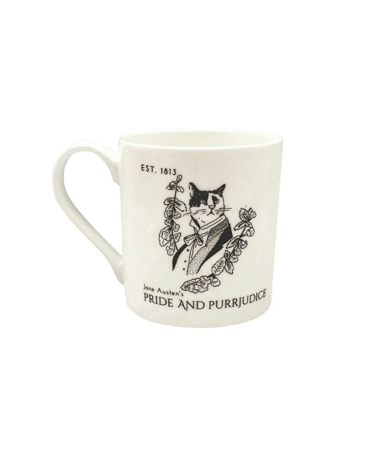 Waterstones, Pride And Purrjudice Mug