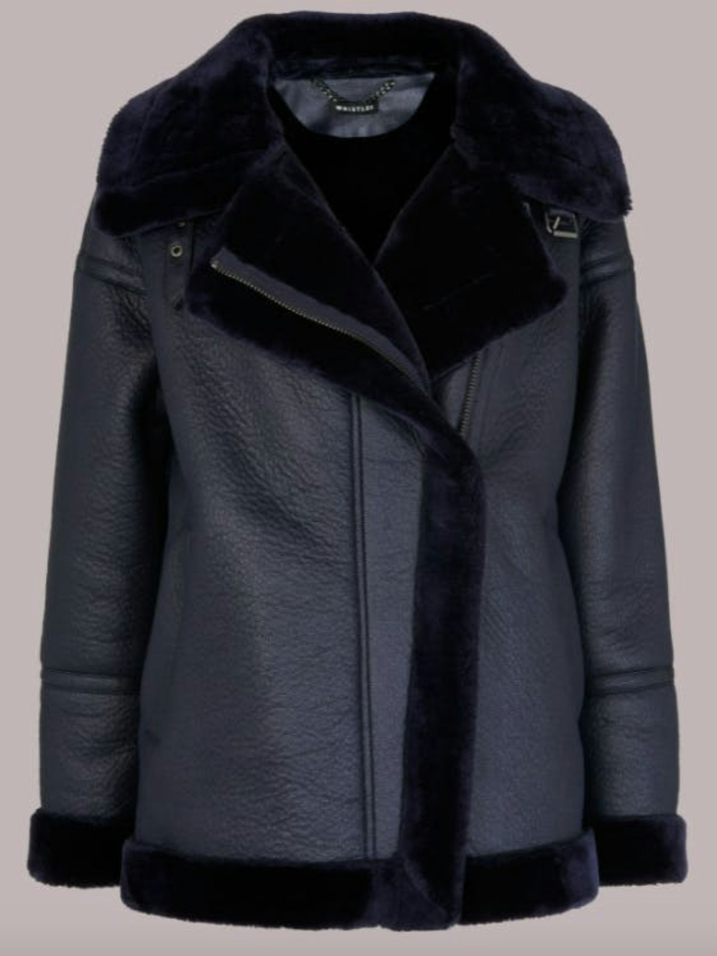 Whistles, Lauren Faux-Fur Biker