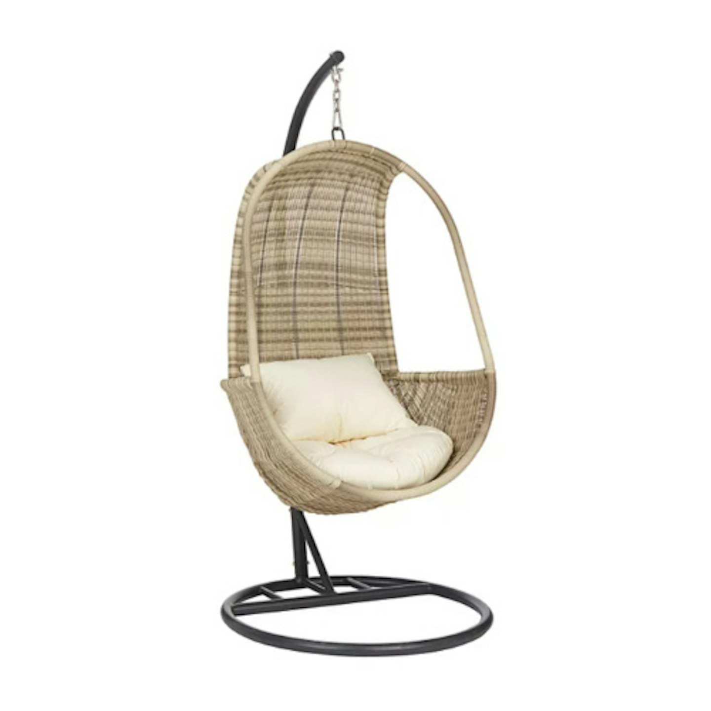 Dante Garden Hanging Pod Chair, Natural