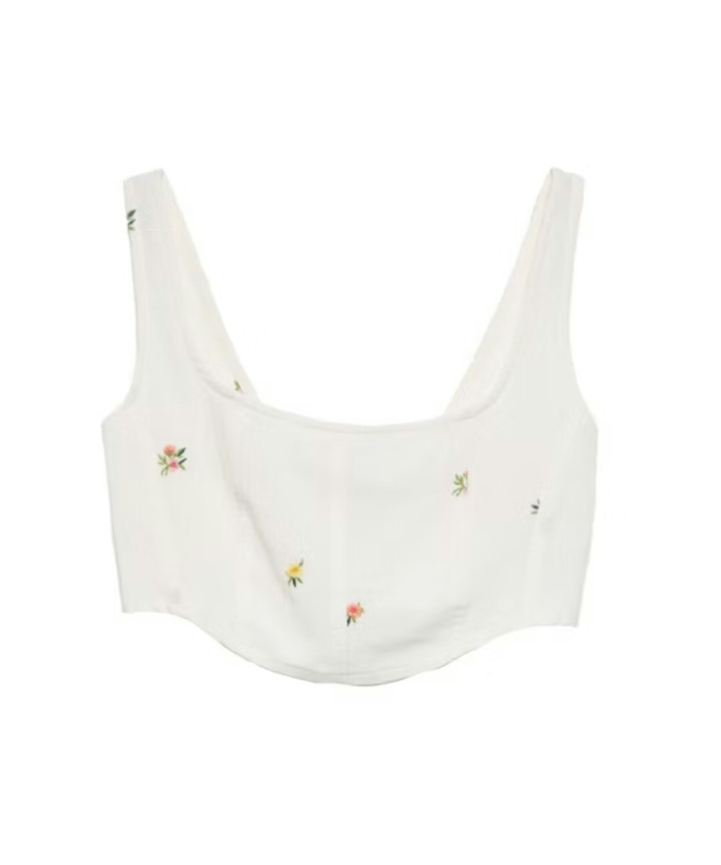 Embroidered Corset Top