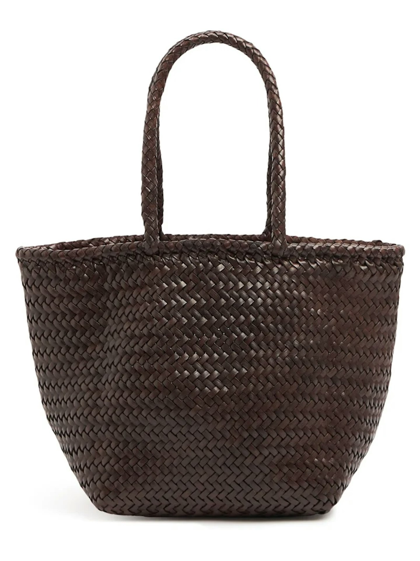 Dragon Diffusion, Grace Small Woven Leather Tote