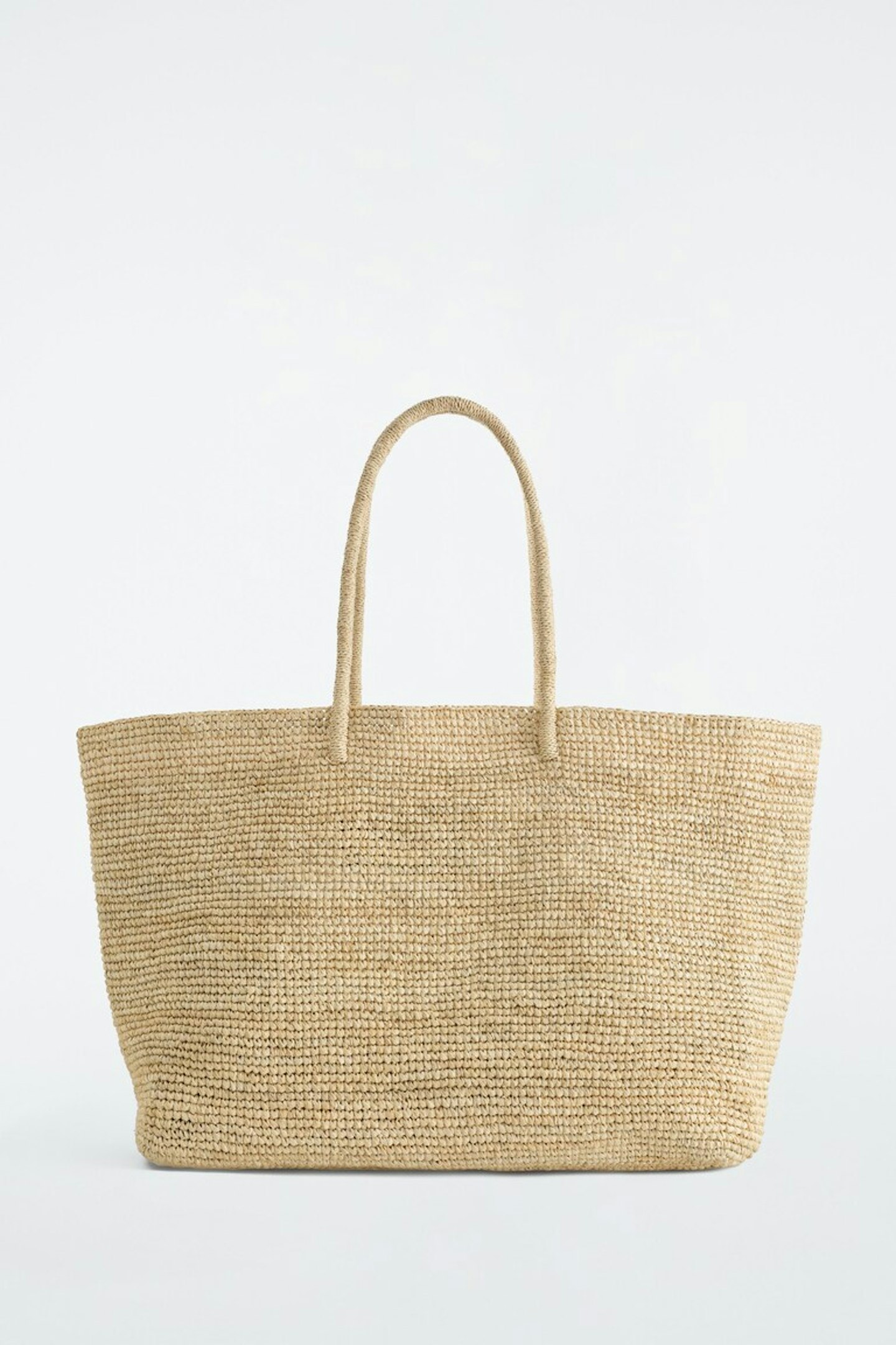 COS, Oversized Hand-Woven Tote Bag - Raffia