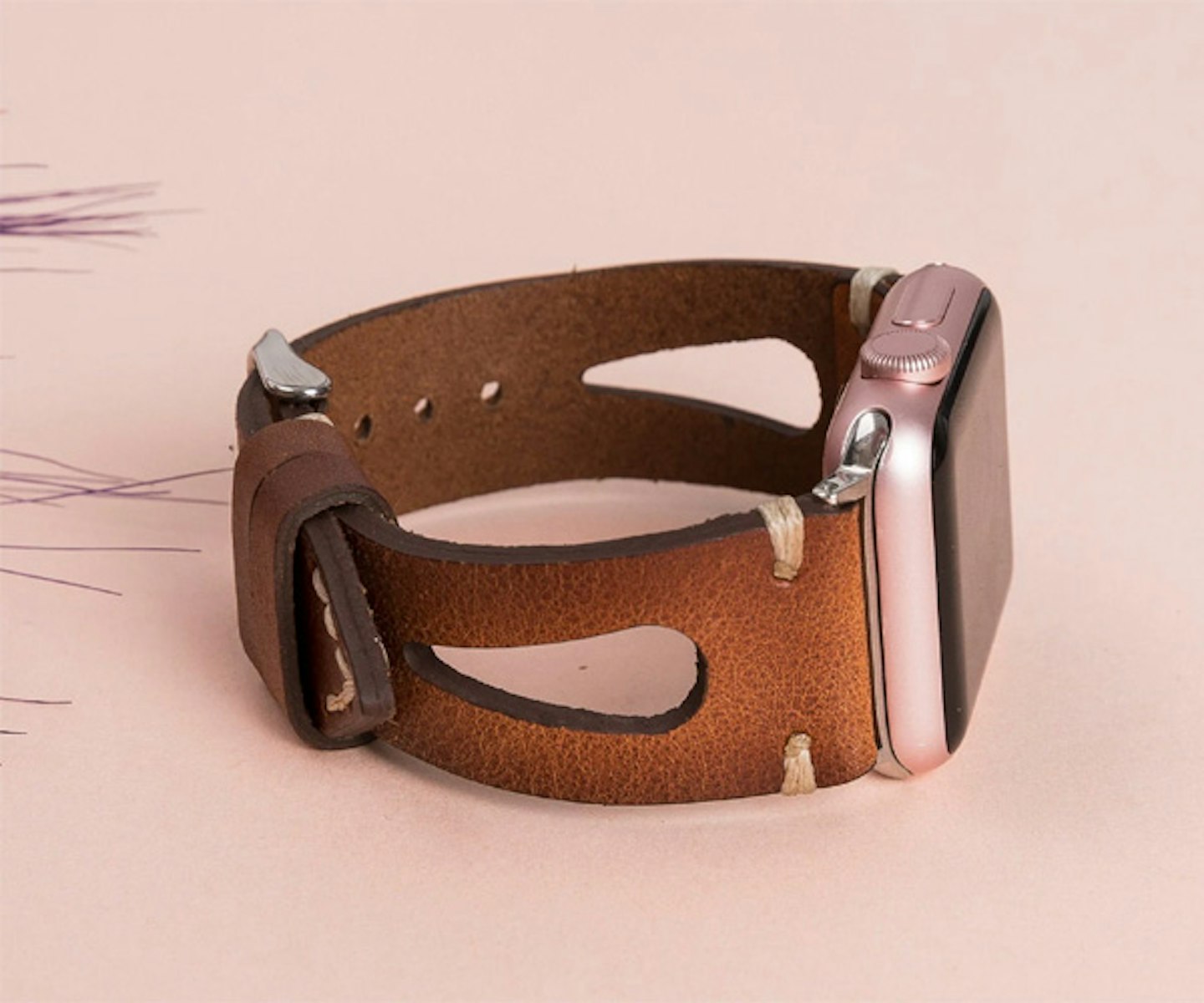 Etsy Brown Leather Apple Watch Band