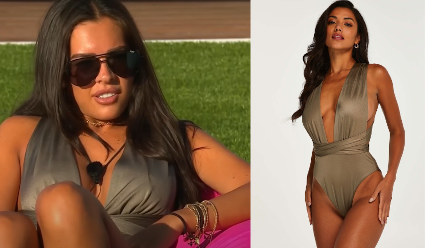 Gemma's Grey Swimsuit