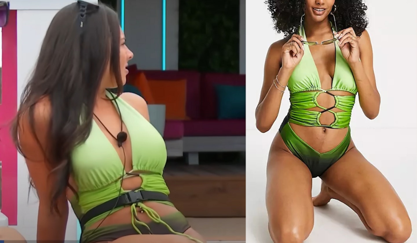 Paige's Green Ombre Swimsuit