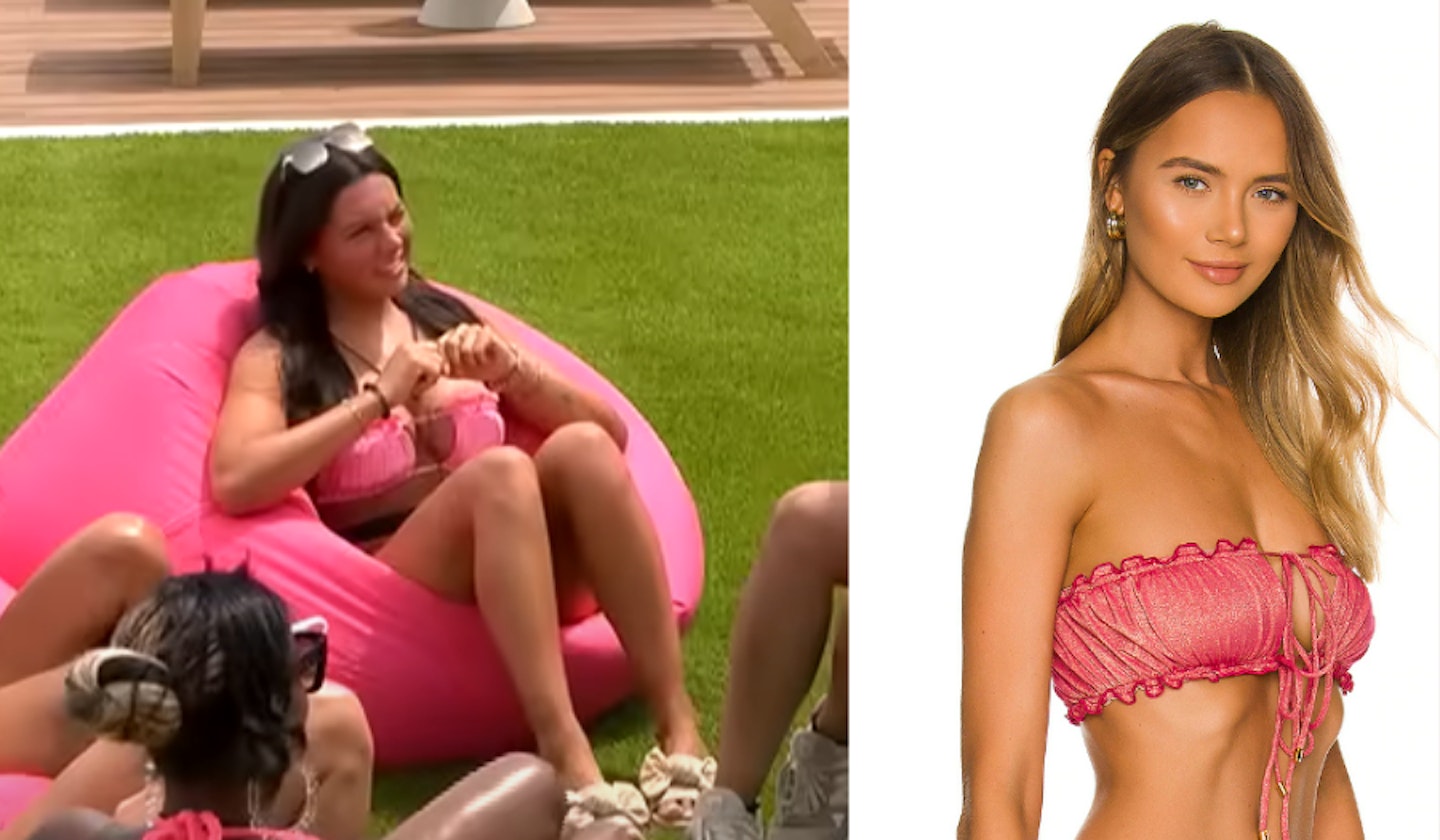 Paige's Pink Ruched Bikini