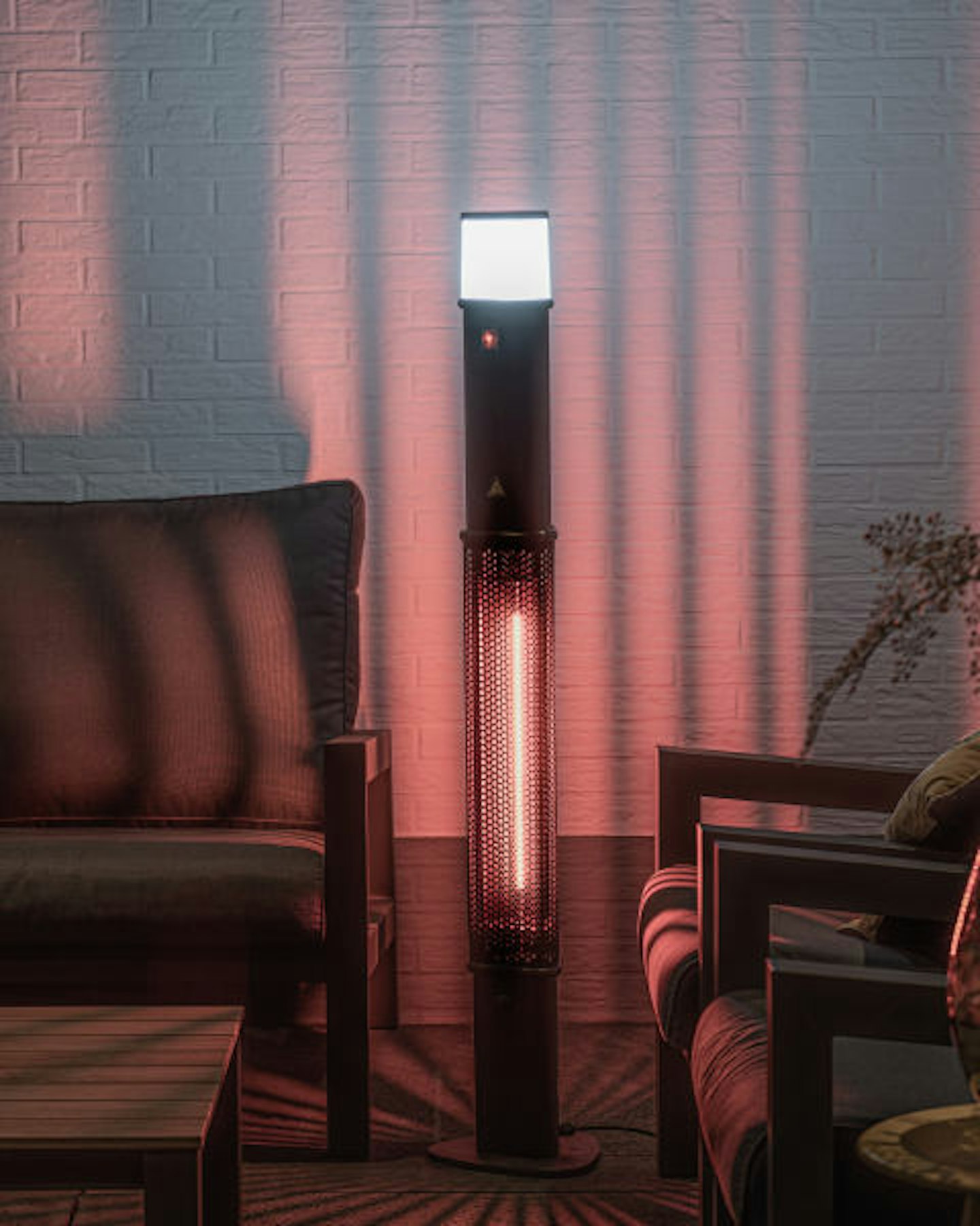 Patio Heater With Bluetooth Speaker