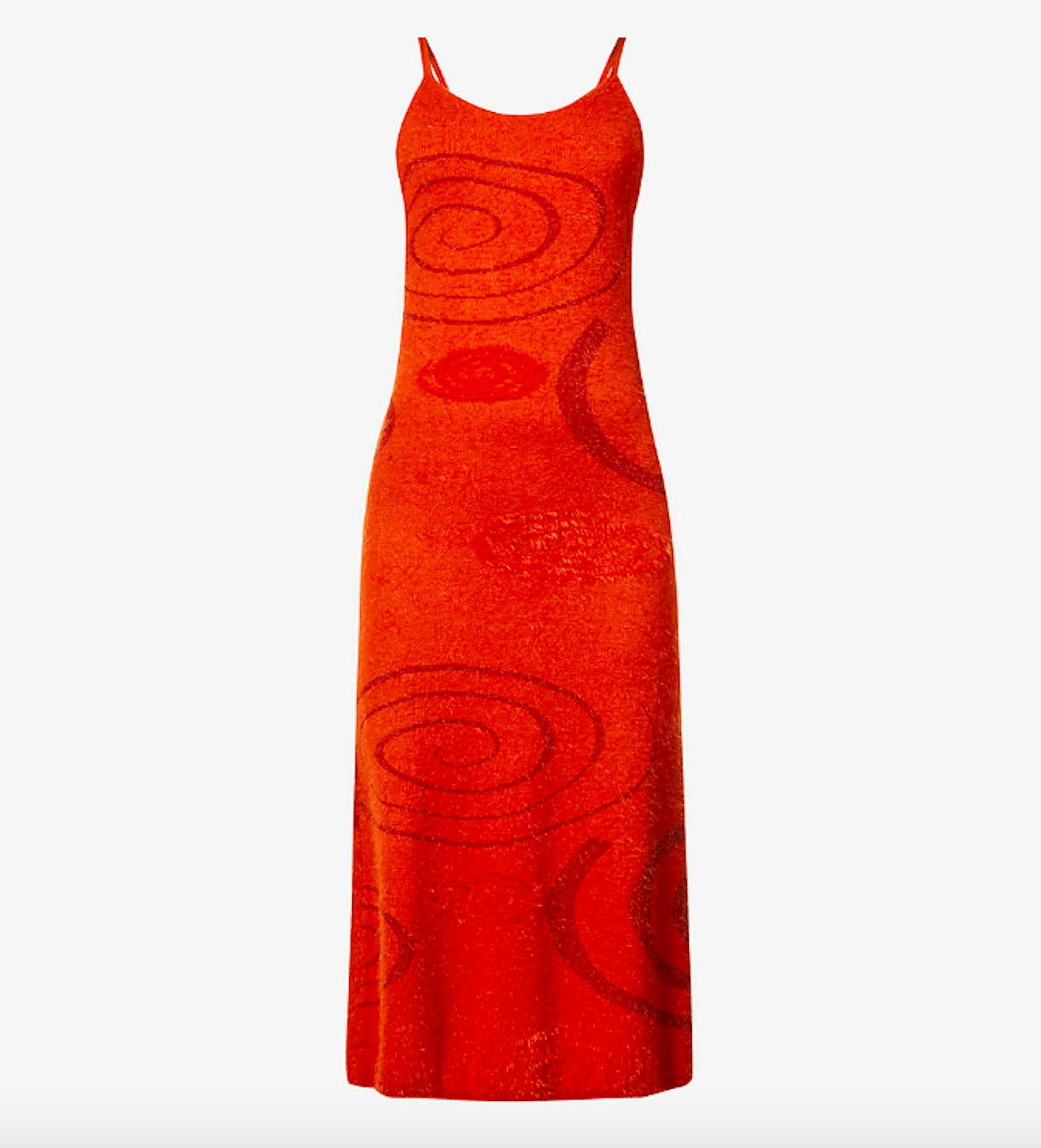 House of Sunny, Hockney Abstract-Pattern Stretch-Knit Midi Dress, WAS £105 NOW £50