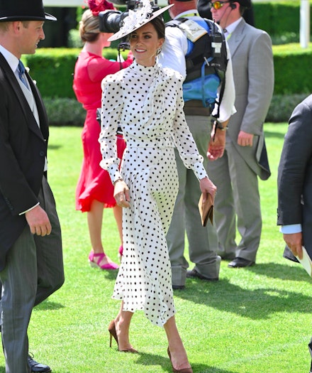 Kate Middleton Channels Princess Diana In Chic Polka Dots At Royal ...