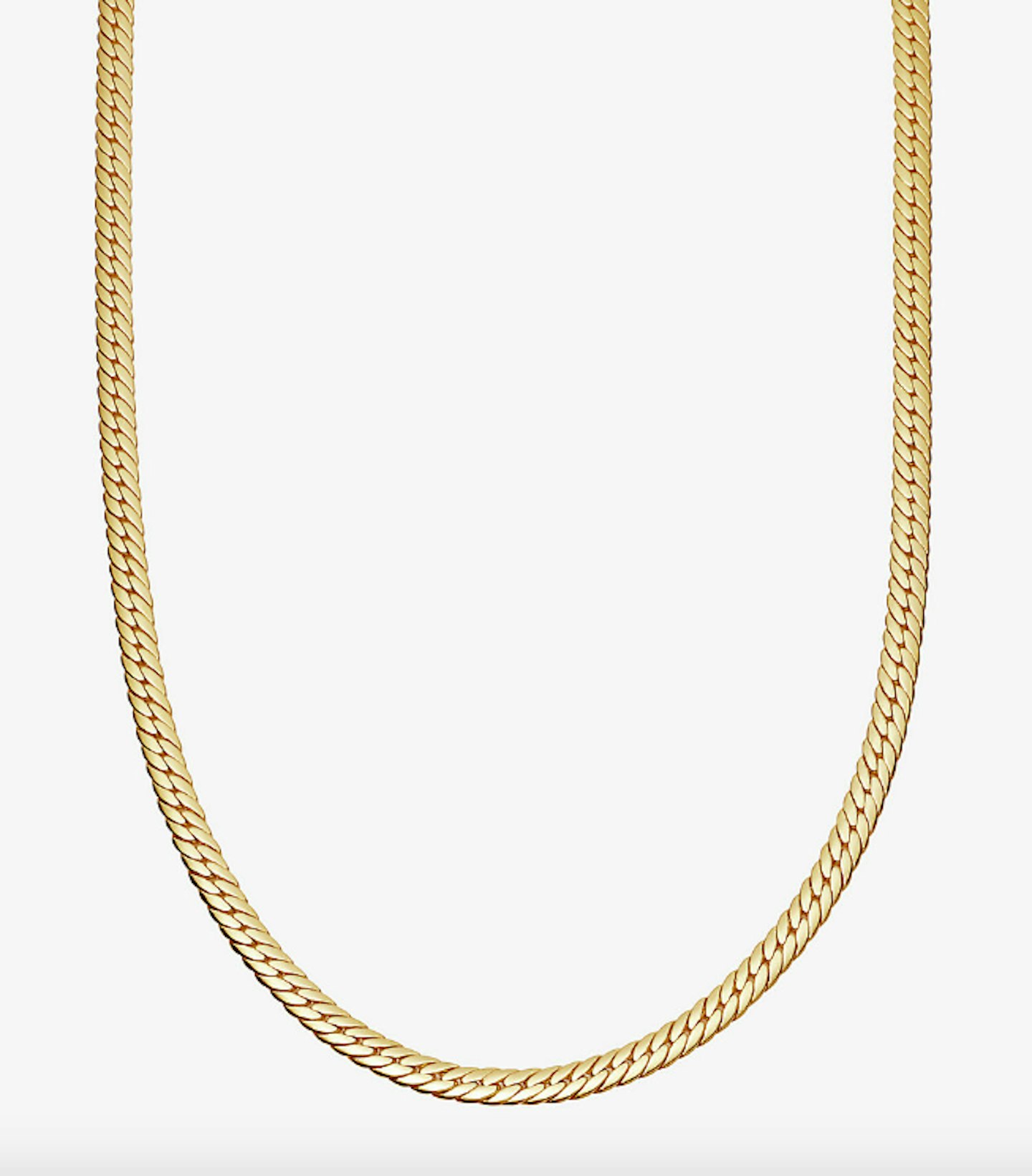 Missoma, Camail 18ct Gold-Plated Snake Chain Necklace, WAS £185 NOW £110