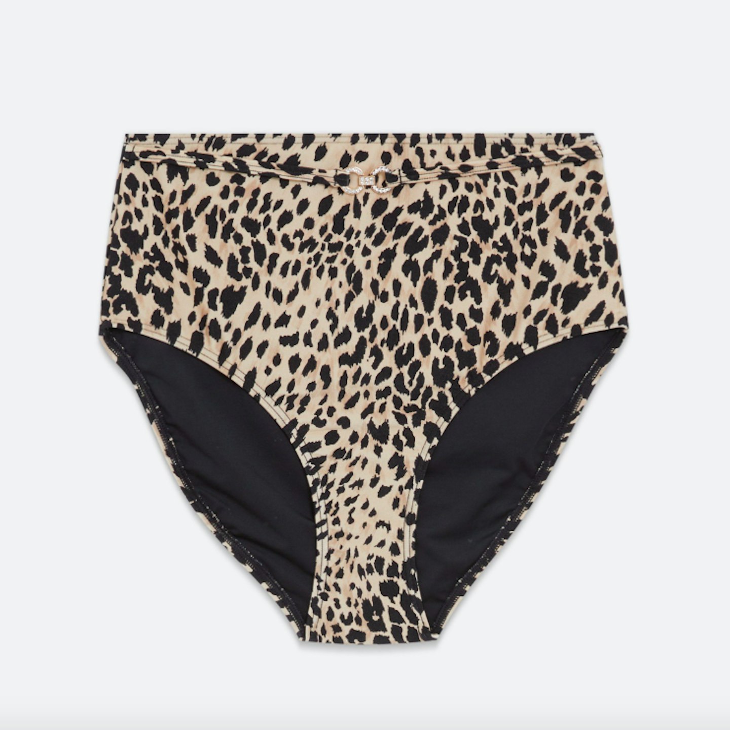 New Look, Leopard Print High-Waist Bikini Bottoms, £13.99