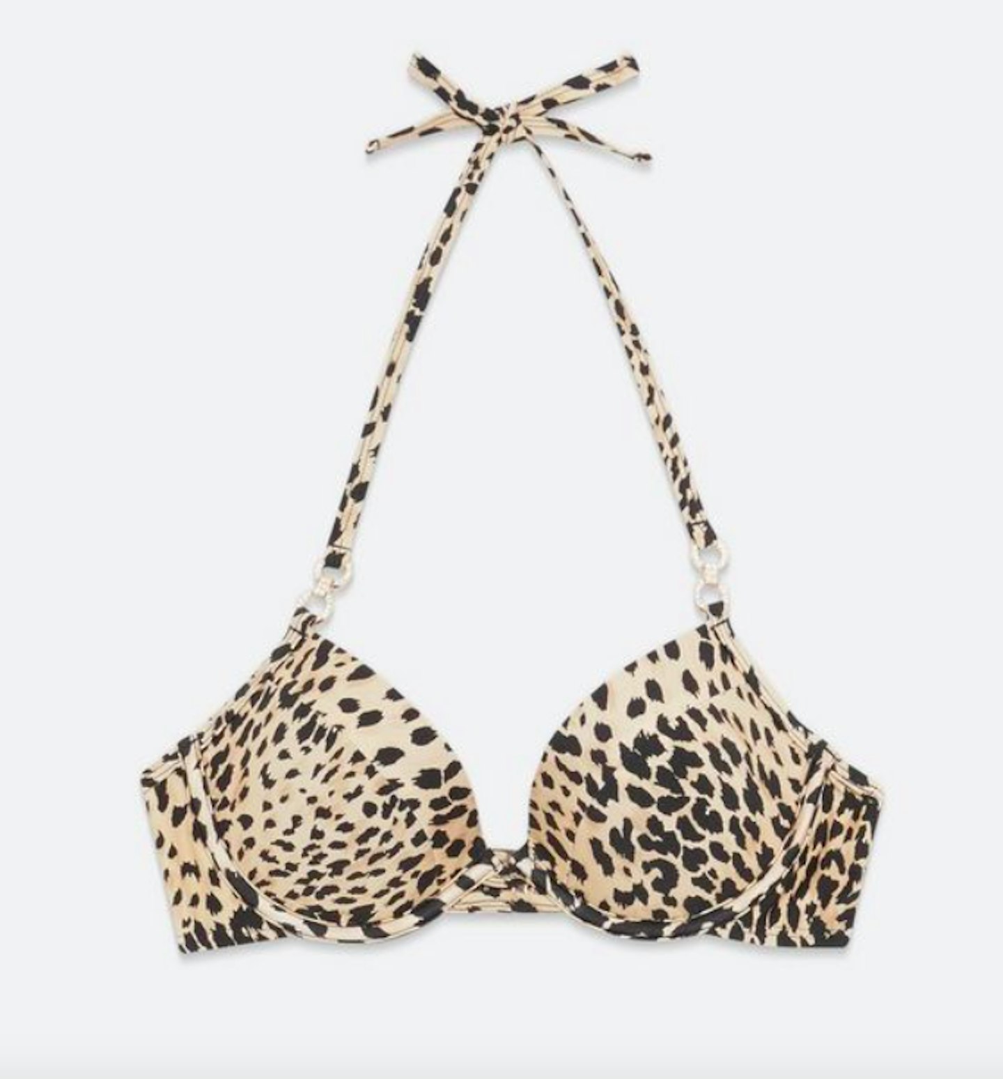 New Look, Leopard Print Bikini Top, £17.99
