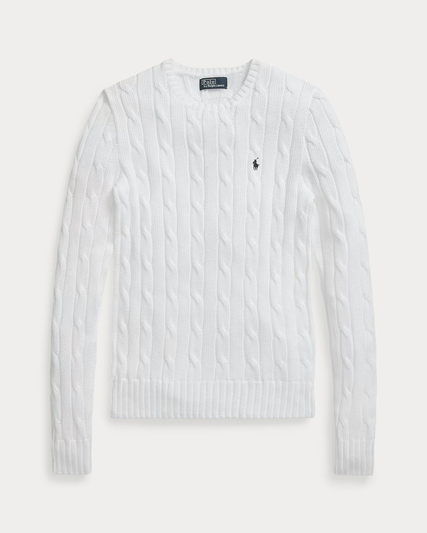 Polo Ralph Lauren Cable-Knit Cotton Crew-Neck Jumper