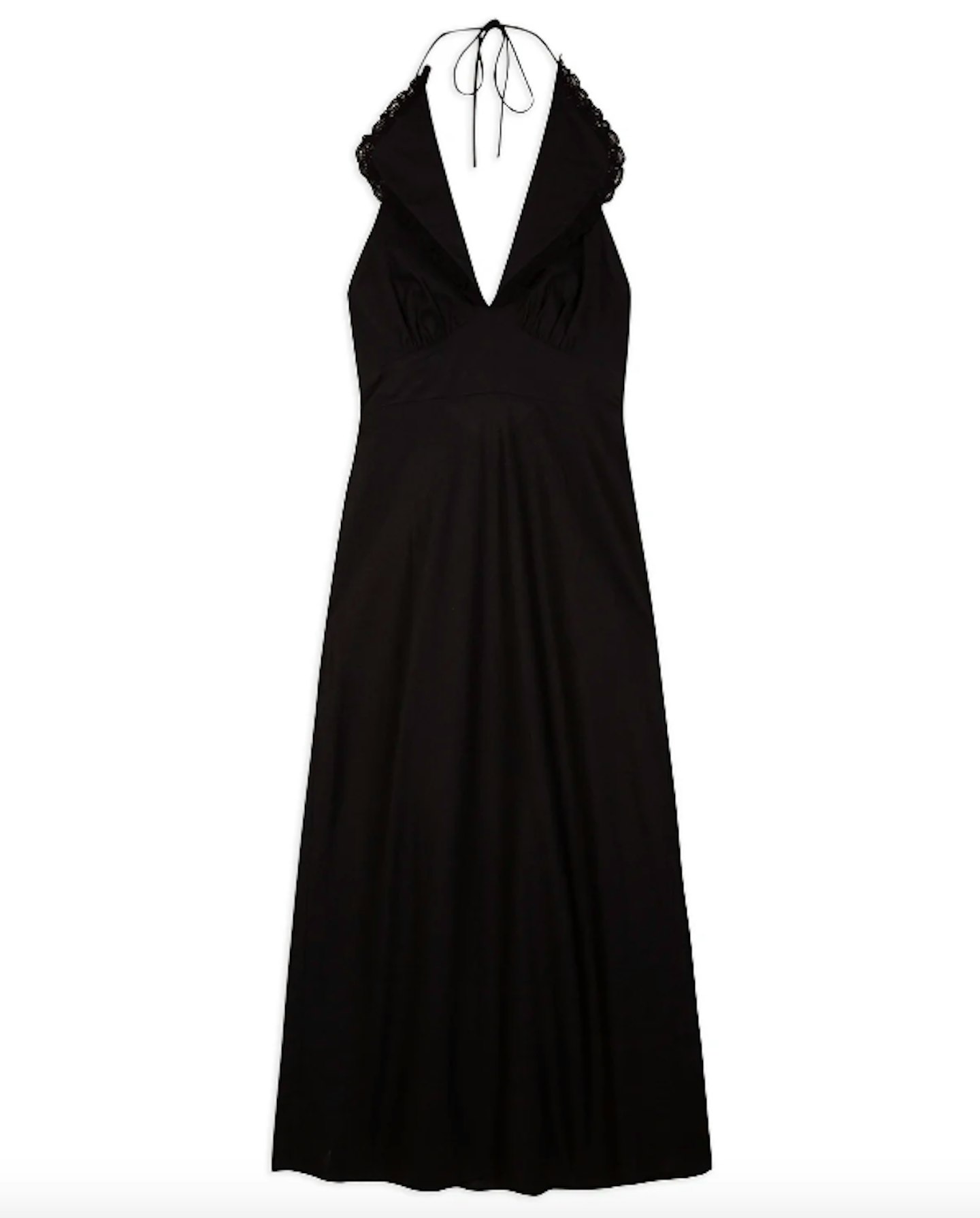 Rixo, Sabrina Halter-Neck Lapel Dress, £195