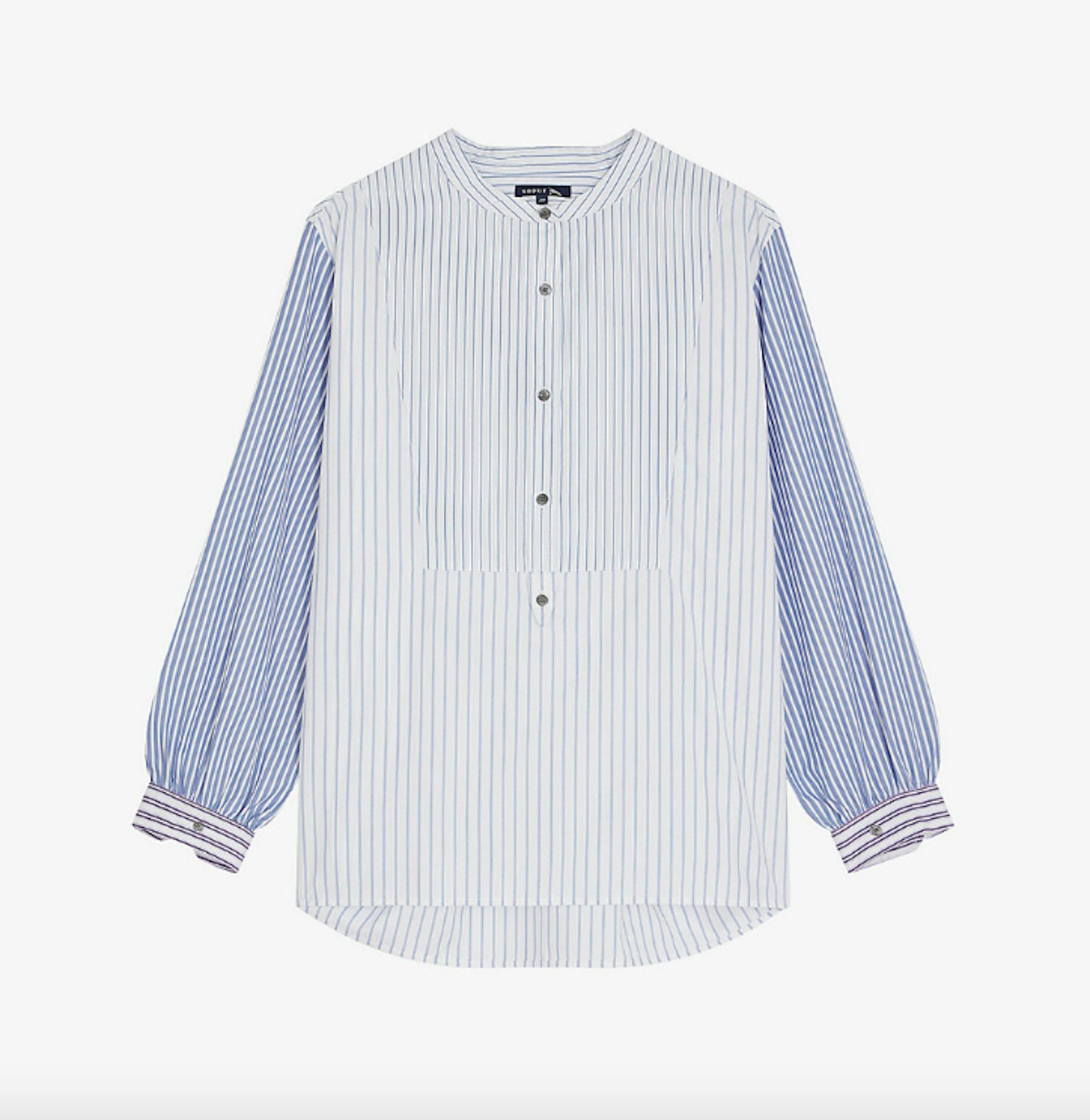 Soeur, Pensee Striped Cotton Shirt, WAS £165 NOW £99