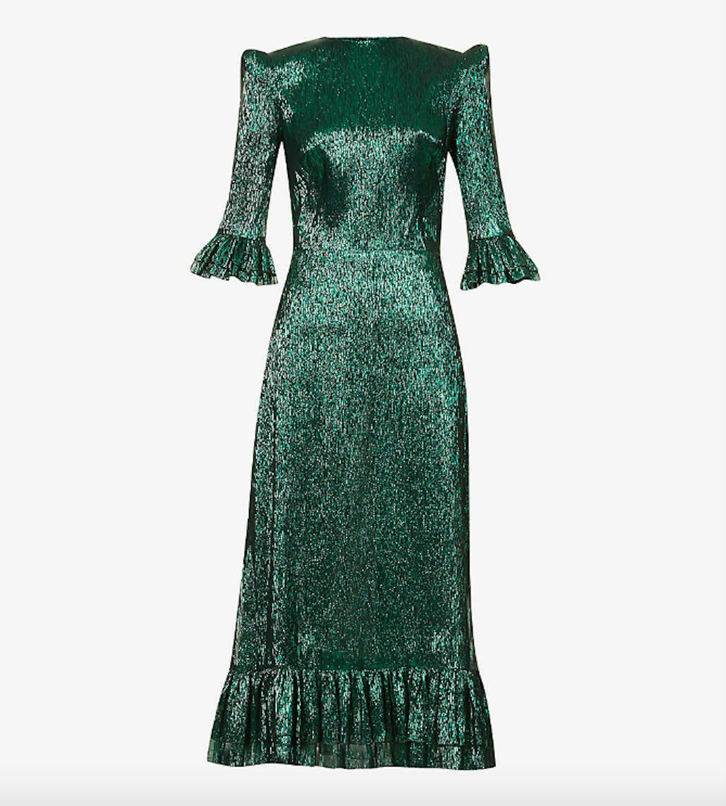 The Vampire's Wife, The Falconetti Metallic Silk-Blend Midi Dress, £1,595