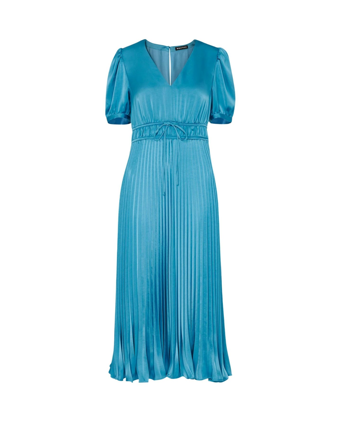 Whistles, Delilah Satin Pleat Dress 