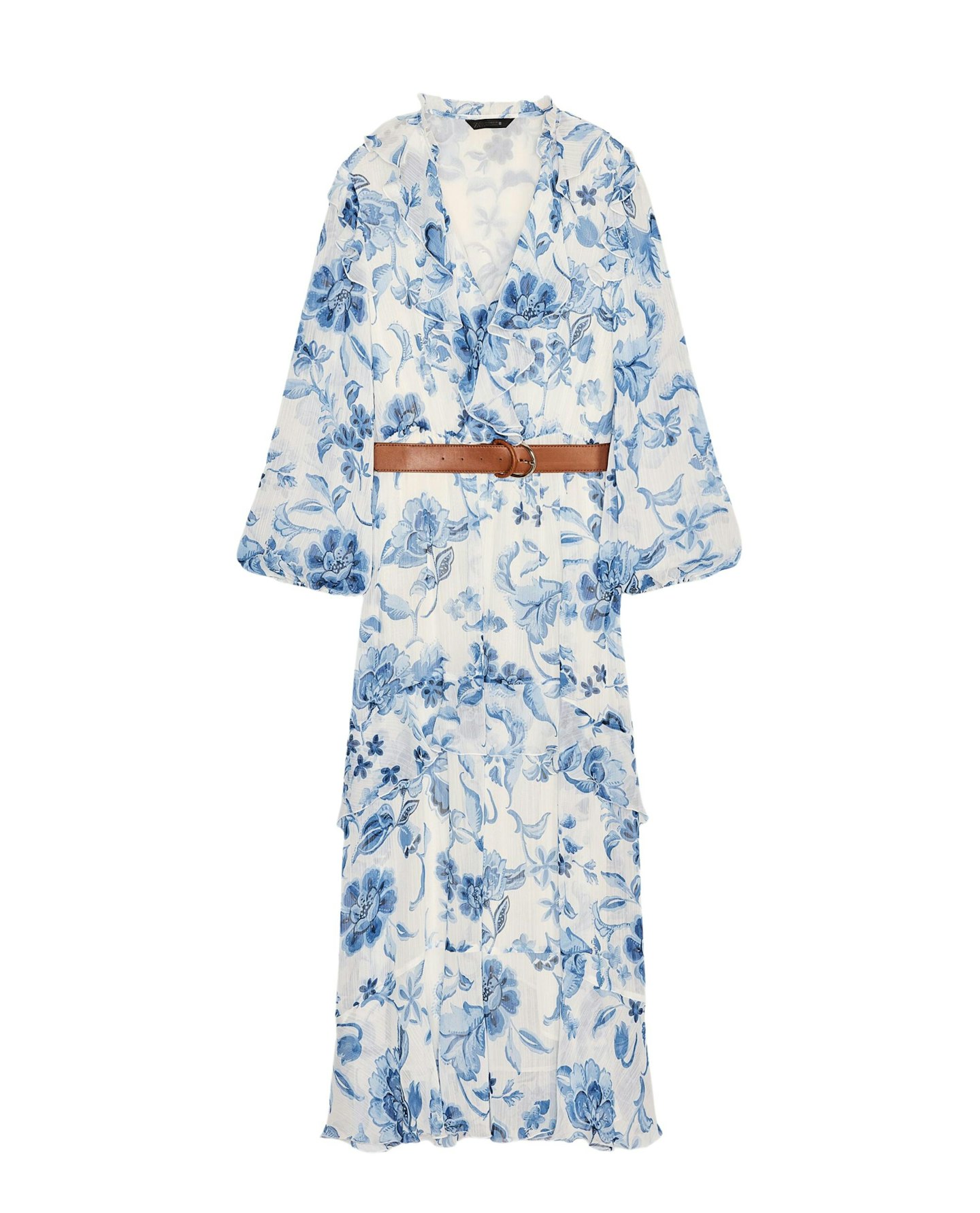 Zara, Printed Midi Dress