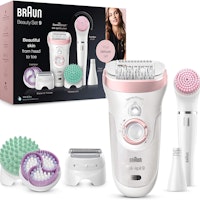 Brown Beauty Set, Hair Removal Epilator, 7 in 1 Includes Lady Shaver, Face Epilator and Exfoliator, was £269.99, now £99.99